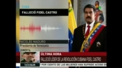 Maduro envía condolencias a Cuba por muerte de Castro