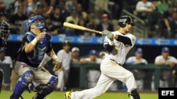 El bateador venezolano Reegie Corona. Foto de archivo. 