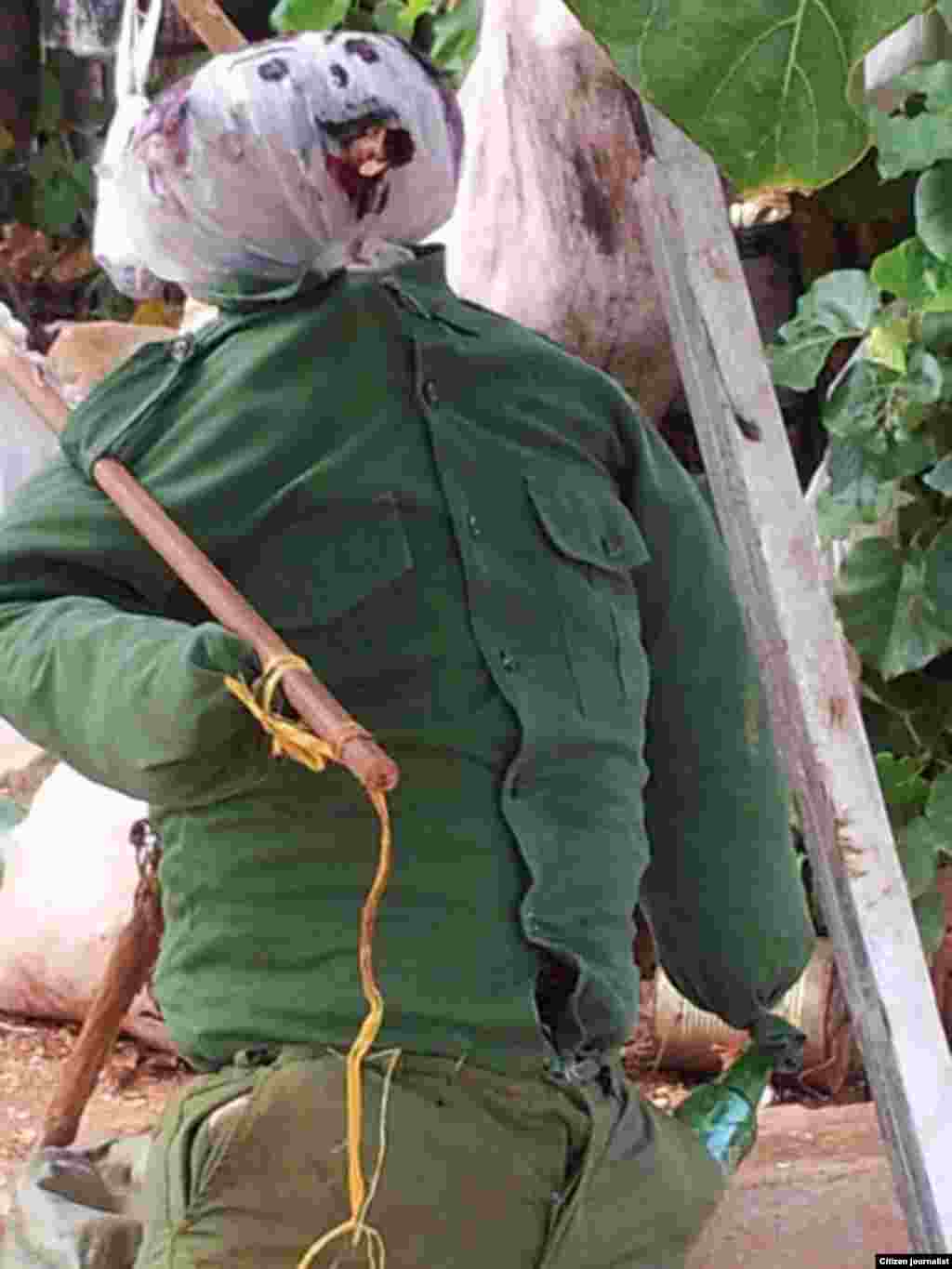 Reporta Cuba quema de muñecones de fin de año Foto Yerdei Verdecía Morejón