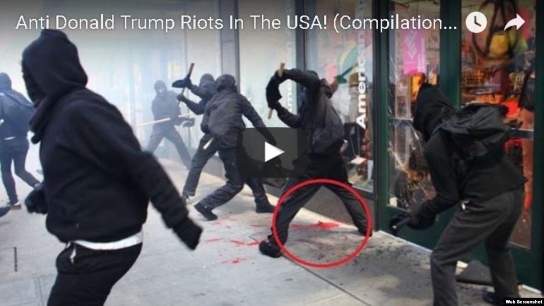 Violencia en las calles de Washington (USA).