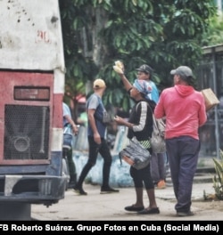 Una imagen de la vida diaria en la isla.