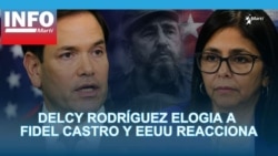 Delcy Rodríguez elogia a Fidel Castro y genera reacciones en Estados Unidos