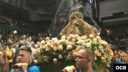 Celebración del Día de la Virgen de la Caridad del Cobre en Miami. Foto Alvaro Alba.