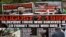 Carteles del público en Nairobi, Kenia, que piden no olvidar a las víctimas de los atentados terroristas de 1998. (AP Photo/Ben Curtis).