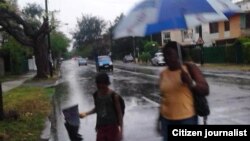 Reporta Cuba. Lluvias. Foto: @IvanLibre.