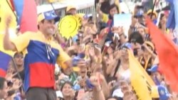 Capriles Radonski cierra campaña en Caracas con marcha multitudinaria