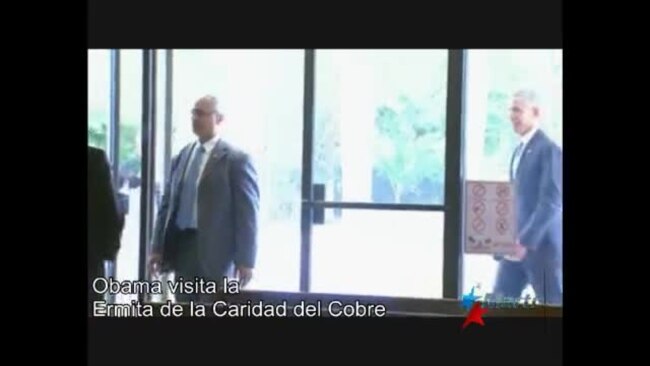 Obama visita la Ermita de la Caridad del Cobre en Miami