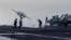 El USS Abraham Lincoln lleva a cabo operaciones de vuelo durante la Operación Furia Épica. Reuters
