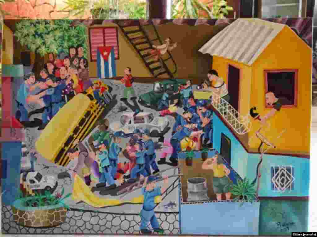 Reporta Cuba arte naif Yoandrys Bolaño 