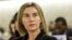 La alta representante de la UE para la Política Exterior, Federica Mogherini.