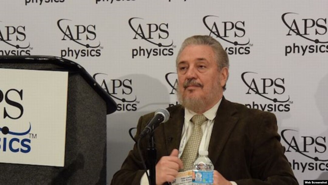 Fidel Castro Díaz-Balart, vicepresidente de la Academia de Ciencias de Cuba.