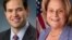 Marco Rubio e Ileana Ros-Lehtinen.
