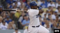 Yasiel Puig en acción 