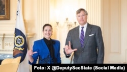 Christopher Landau y Rosa María Payá