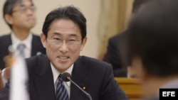 Fumio Kishida, canciller de Japón.