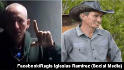 Yandier García Labrada: antes y después de su encarcelamiento en Cuba.