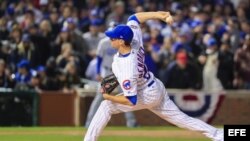 Kyle Hendricks lanzará el tercer juego por los Cachorros.