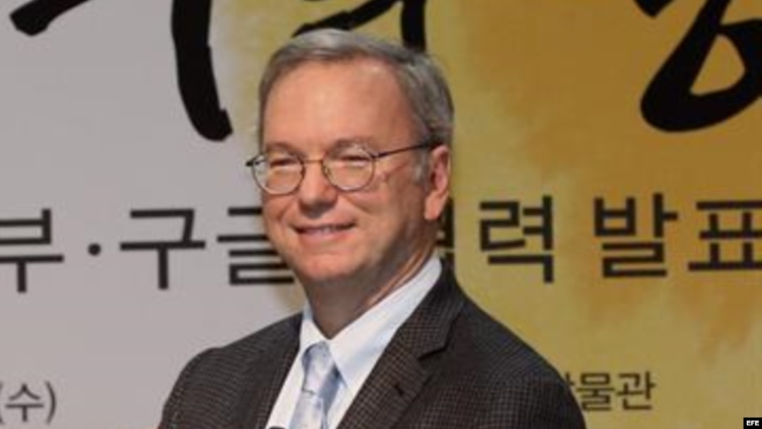 Foto de archivo del director ejecutivo de Google, Eric Schmidt, en Seúl (Corea del Sur). 