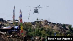 Labores de rescate en Nepal.