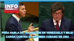 PEÑA HABLA DE TRANSICIÓN EN VENEZUELA Y MILEI CARGA CONTRA EL RÉGIMEN CUBANO EN ONU