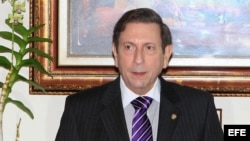 El canciller panameño, Fernando Núñez Fábrega. 
