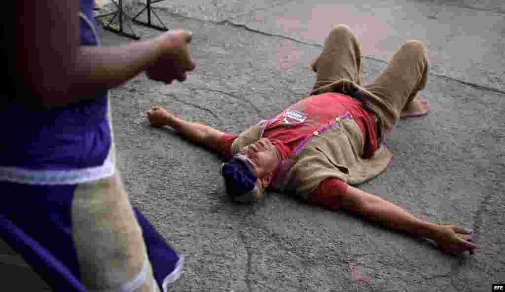 Una promesa a San Lázaro.