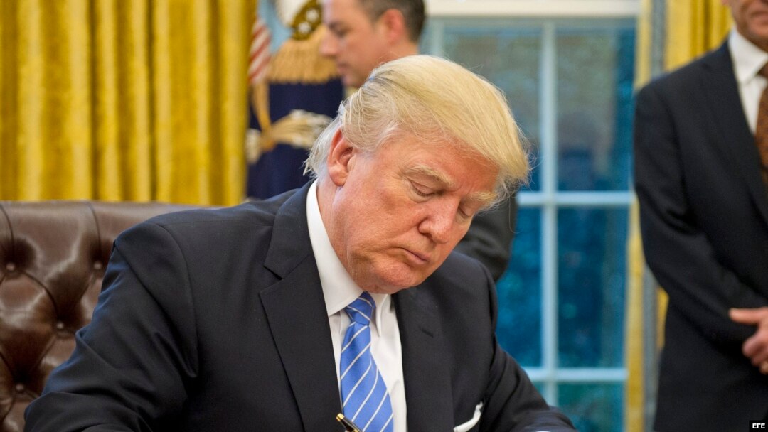El presidente estadounidense, Donald Trump. 