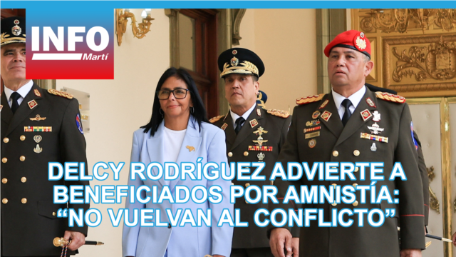 Delcy Rodríguez advierte a beneficiados por amnistía: “no vuelvan al conflicto” - abril 08, 2026