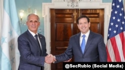 El secretario de Estado Marco Rubio recibió en el Departamento de Estado a Nasry "Tito" Asfura.
