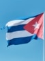Una bandera cubana.