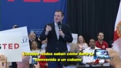 Ted Cruz hace un llamado a los votantes de Florida para ganarle a Trump