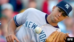 El torpedero Alex Rodríguez, de los Yankees de Nueva York. Foto de archivo.