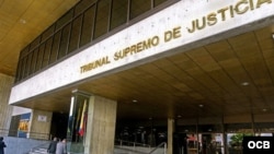 Entrada principal del Tribunal Supremo de Justicia de Venezuela, en Caracas. (OCB)