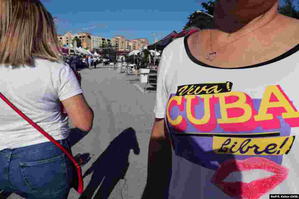 Los cubanos también estuvieron presentes en el Festival Cultural Hispano de Coral Gables.