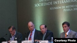 Comisión de Libertad de Prensa, SIP, en Puebla, México