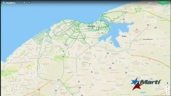 Mapa tridimensional de la Ciudad de La Habana
