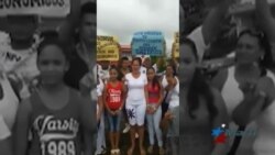 Opositores cubanos en Surinam protestan ante la ACNUR
