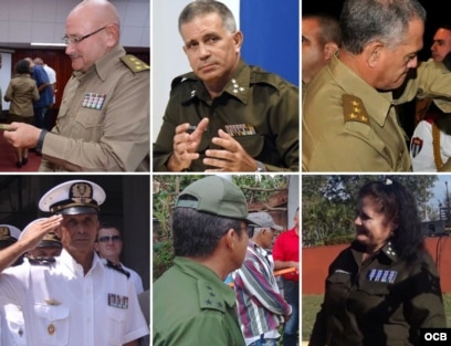 Primeros coroneles del MININT, MINFAR y MGR en Cuba
