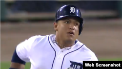 Miguel Cabrera, 1B de los Tigres de Detroit.