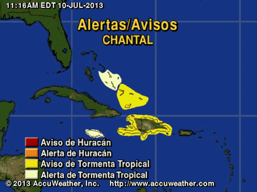 Estados de alerta por Chantal