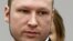 Anders Behring Breivik durante el juicio.