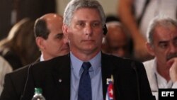 El primer vicepresidente cubano, Miguel Díaz-Canel.
