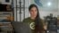 Yoani Sánchez, en su apartamento