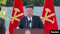 El dictador norcoreano Kim Jong Un, el 29 de mayo de 2024. (KCNA via Reuters).