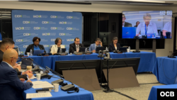 Activistas nicaragüenses se dirigen ante la CIDH sobre denuncias de desapariciones forzadas. (OCB)
