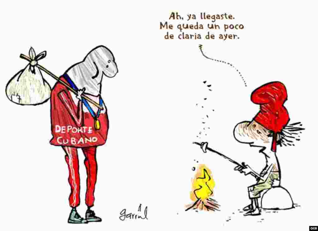 Caricaturas de Garrincha.