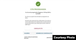 Cita programada del viceministro de Trabajo y Seguridad Social de Cuba, Juan Carlos Santana Novoa.