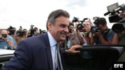 Aecio Neves, candidato socialdemócrata.