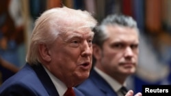 El presidente Donald Trump reunido con su Gabinete en la Casa Blanca, este 26 de marzo de 2026. (REUTERS/Evelyn Hockstein)