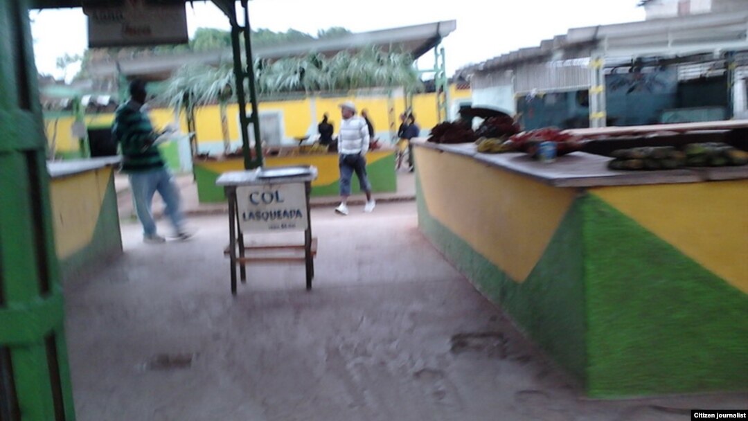 Agro-mercado en el municipio de Guanabacoa.